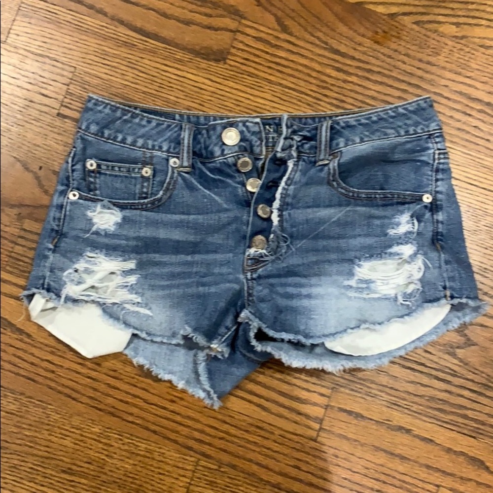 Denim shorts